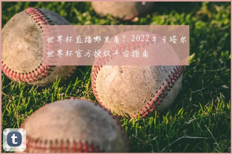 世界杯直播哪里看?2022年卡塔尔世界杯官方授权平台指南