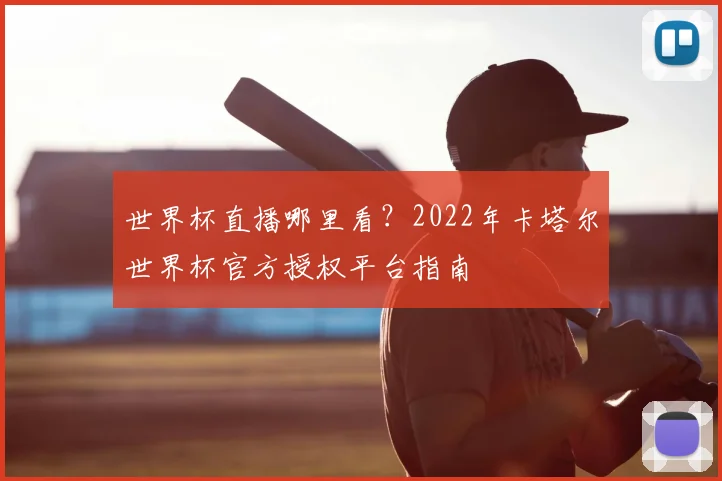 世界杯直播哪里看?2022年卡塔尔世界杯官方授权平台指南